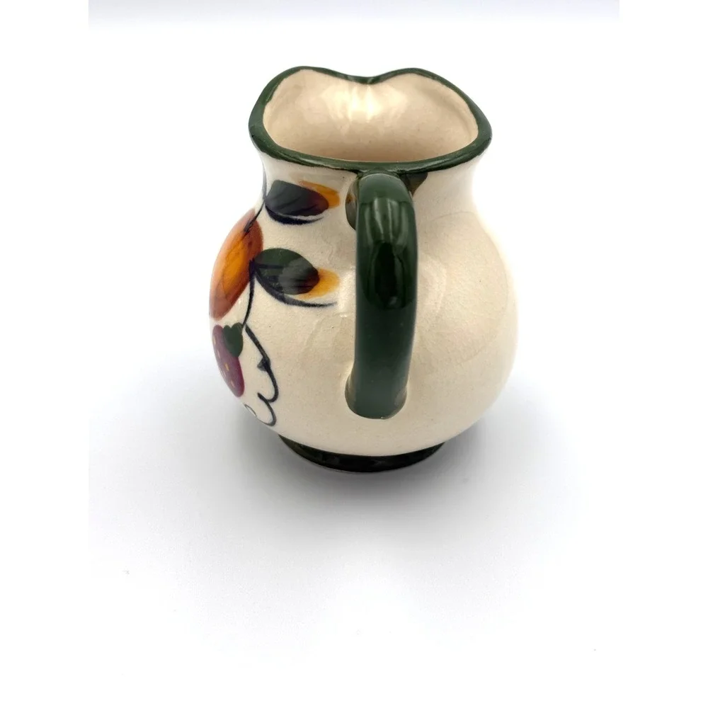 Vintage Hand‎ Painted in Japan Fruit Theme Cream & Sugar Set